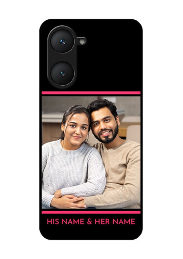 Vivo Y18 Custom Glass Phone CaseWith Add Text Design