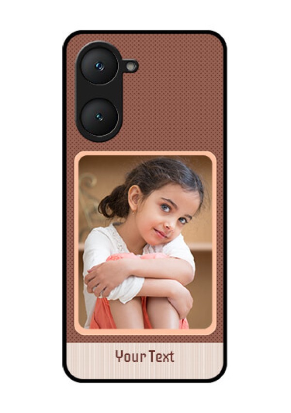 Vivo Y18 Custom Glass Phone CaseSimple Pic Upload Design