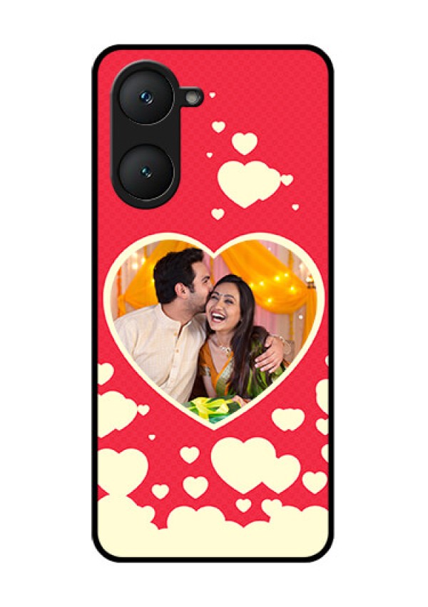 Vivo Y18 Custom Glass Phone CaseLove Symbols Phone Cover Design