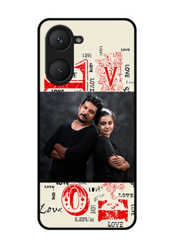 Vivo Y18 Custom Glass Phone CaseTrendy Love Design Case