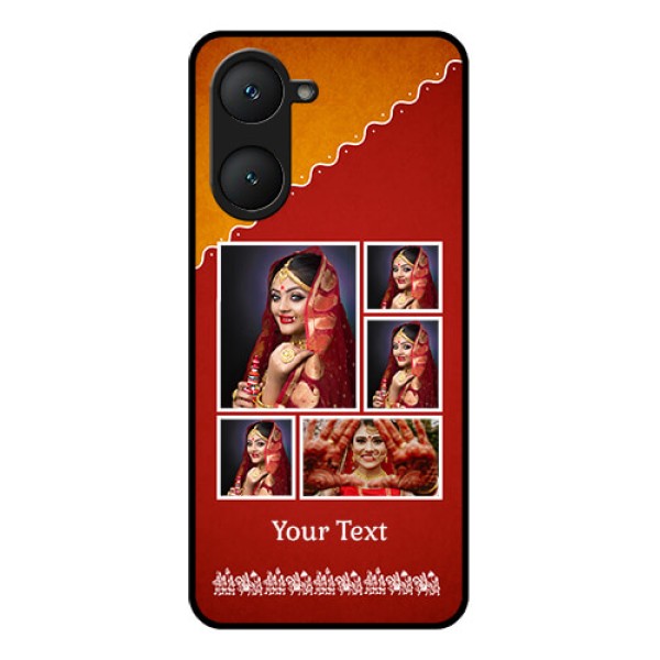 Vivo Y18 Custom Glass Phone CaseWedding Pic Upload Design