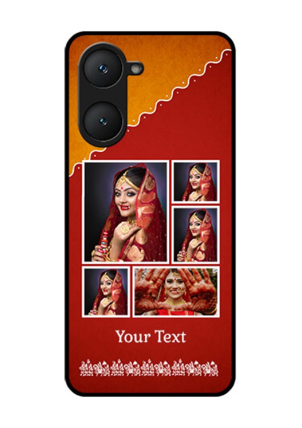 Vivo Y18 Custom Glass Phone CaseWedding Pic Upload Design