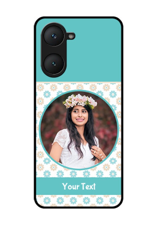 Vivo Y18 Custom Glass Phone CaseBeautiful Flowers Design