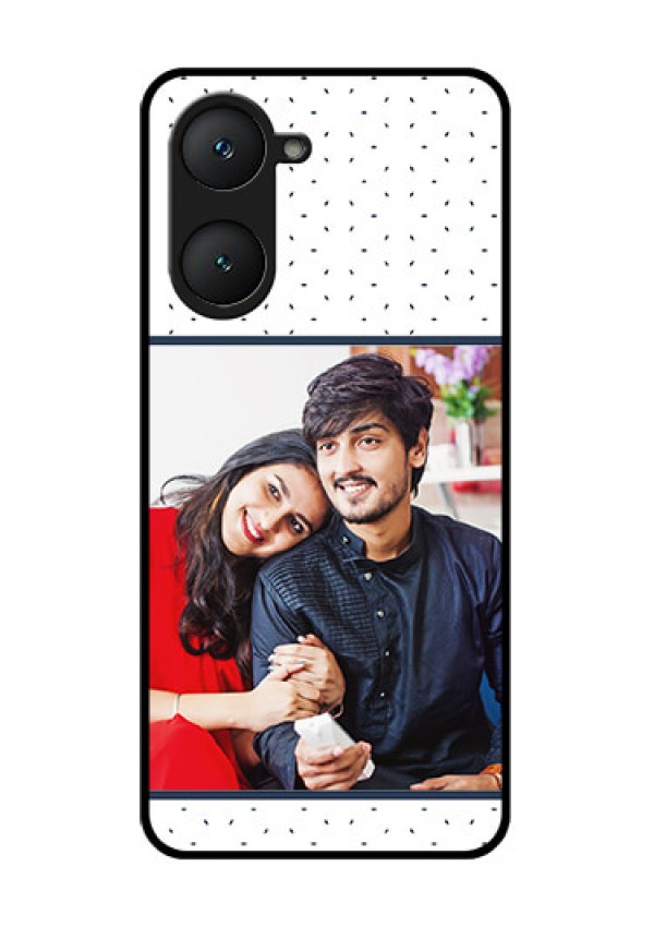 Vivo Y18 Custom Glass Phone CasePremium Dot Design