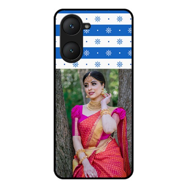 Vivo Y18 Custom Glass Phone CaseSnow Pattern Design