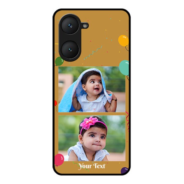 Vivo Y18 Custom Glass Phone CaseImage Holder With Birthday Celebrations Design