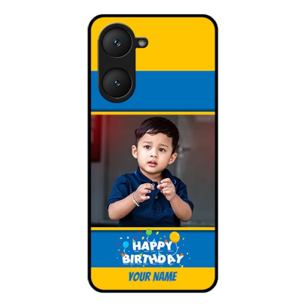 Vivo Y18 Custom Glass Phone CaseBirthday Wishes Design