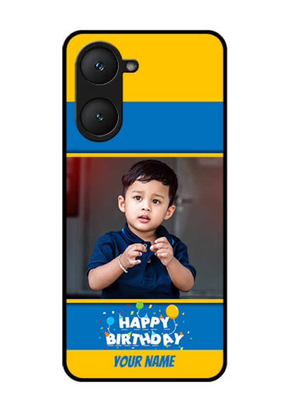 Vivo Y18 Custom Glass Phone CaseBirthday Wishes Design