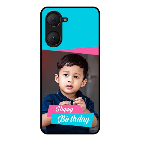 Vivo Y18 Custom Glass Phone CaseImage Holder With 2 Color Design