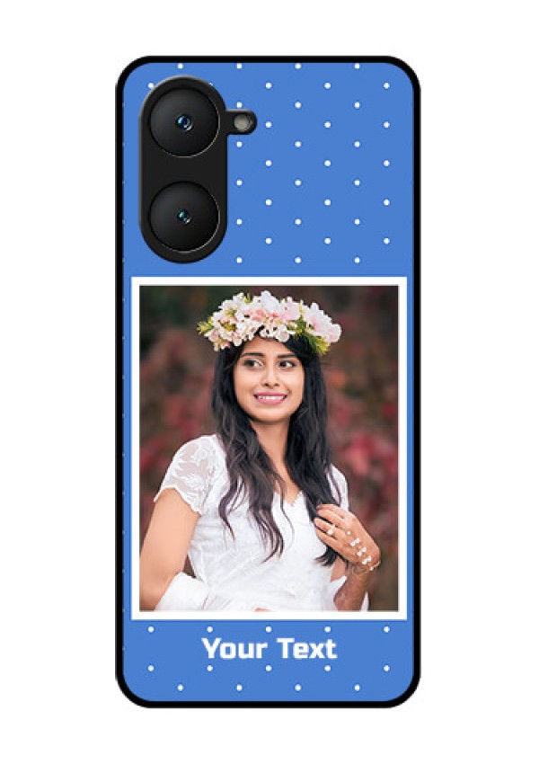 Vivo Y18 Custom Glass Phone CasePolka Dots Design