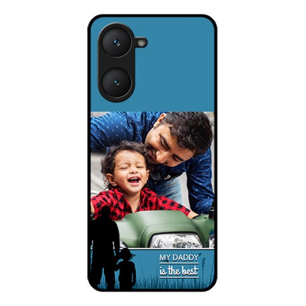 Vivo Y18 Custom Glass Phone CaseBest Dad Design