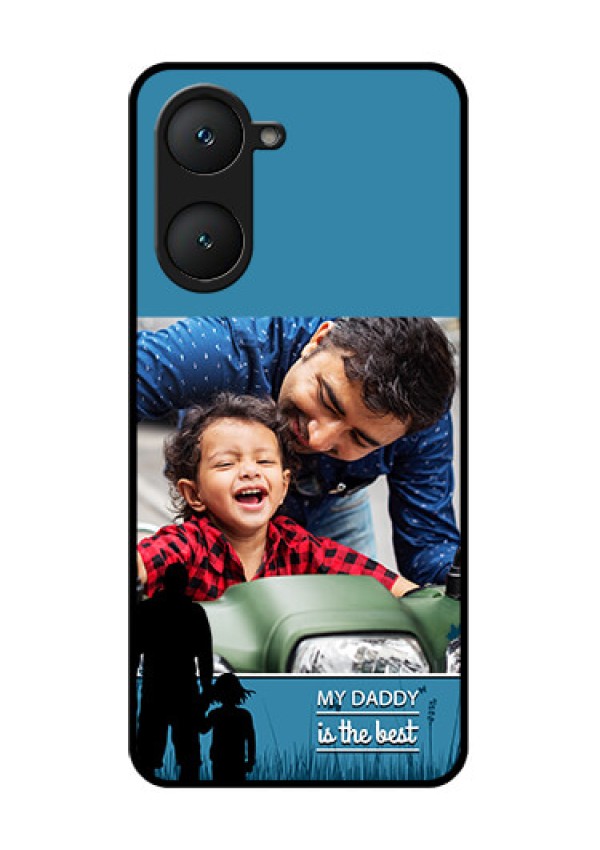 Vivo Y18 Custom Glass Phone CaseBest Dad Design
