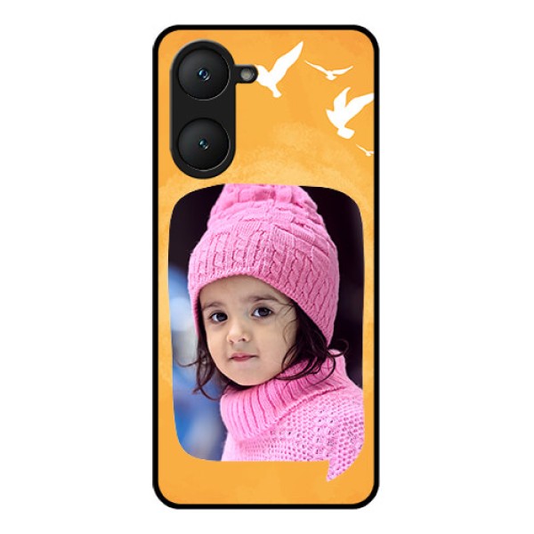 Vivo Y18 Custom Glass Phone CaseWater Color Design With Bird Icons Vivo Y18 Custom Glass Phone CaseWater Color Design With Bird Icons