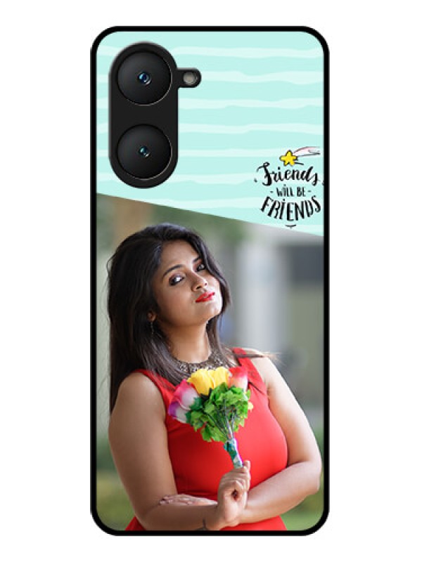 Custom Vivo Y18 Custom Glass Phone CaseFriends Picture Icon Design