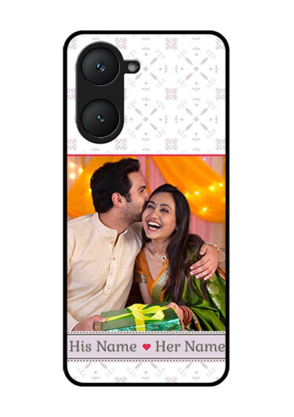 Vivo Y18 Custom Glass Phone CaseWith Photo And Ethnic Design