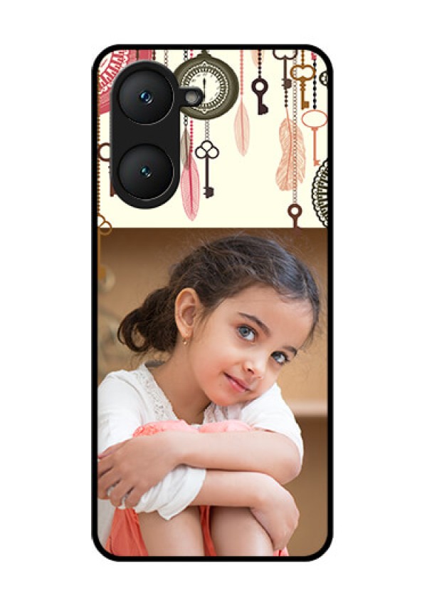 Vivo Y18 Custom Glass Phone CaseBoho Style Design