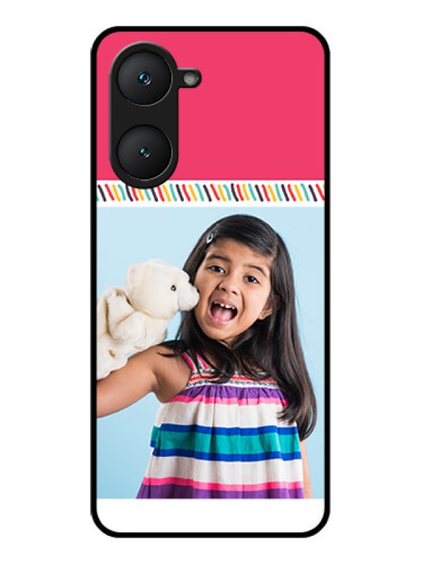 Custom Vivo Y18 Custom Glass Phone CaseLine Art Design