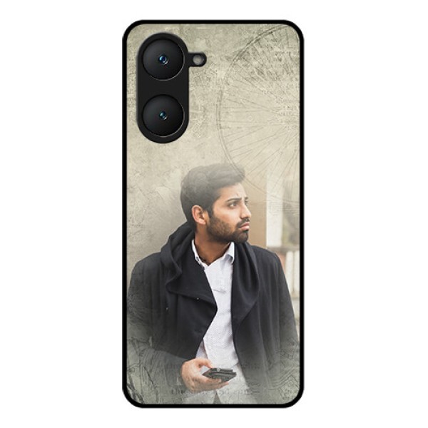 Vivo Y18 Custom Glass Phone CaseWith Vintage Design