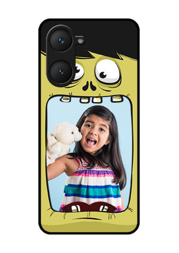 Vivo Y18 Custom Glass Phone CaseCartoon Monster Back Case Design