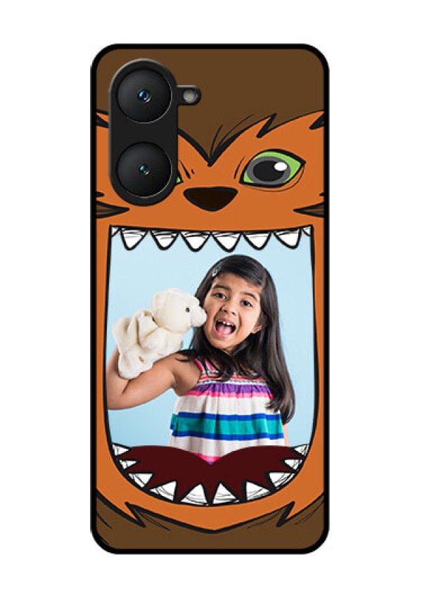 Vivo Y18 Custom Glass Phone CaseOwl Monster Back Case Design