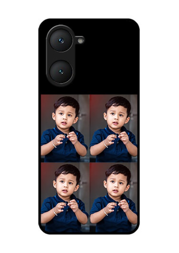 Vivo Y18 Custom Glass Phone Case4 Image Holder Design
