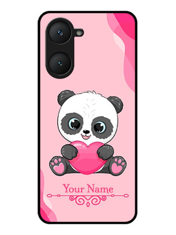 Custom Vivo Y18 Custom Glass Phone CaseCute Panda Design