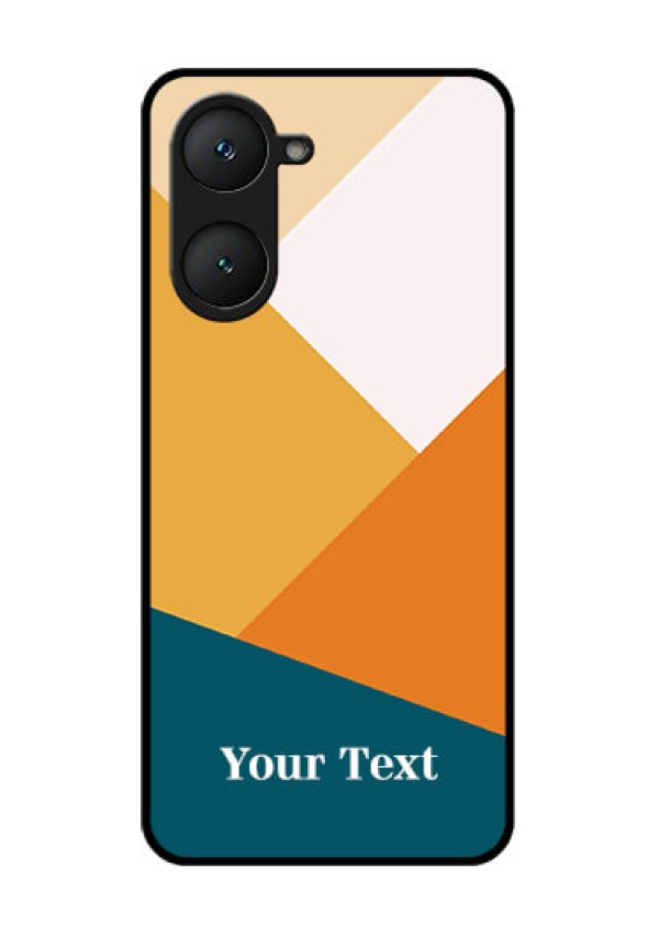 Vivo Y18 Custom Glass Phone CaseStacked Multi - Colour Design