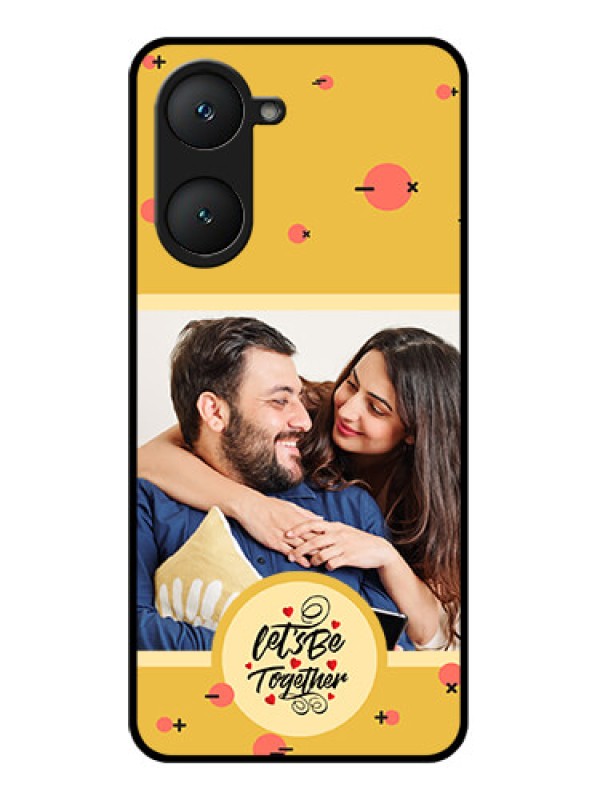 Custom Vivo Y18 Custom Glass Phone CaseLets Be Together Design