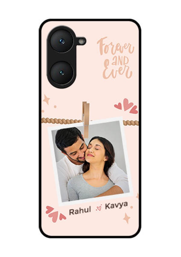 Vivo Y18 Custom Glass Phone CaseForever And Ever Love Design
