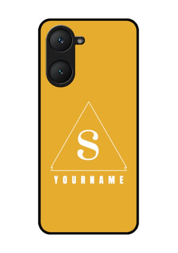 Vivo Y18 Custom Glass Phone CaseSimple Triangle Design