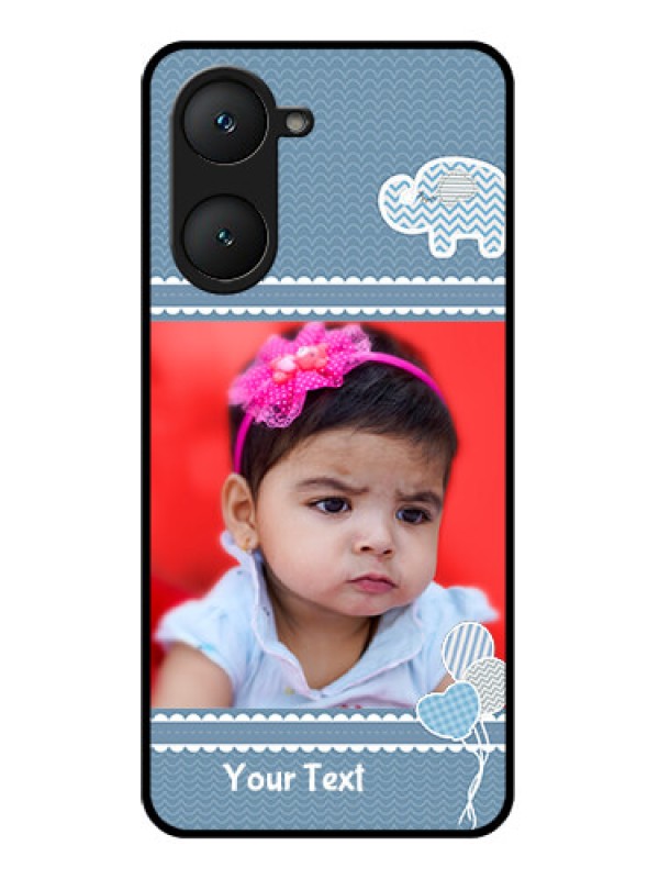 Custom Vivo Y18E Custom Glass Phone CaseWith Kids Pattern Design