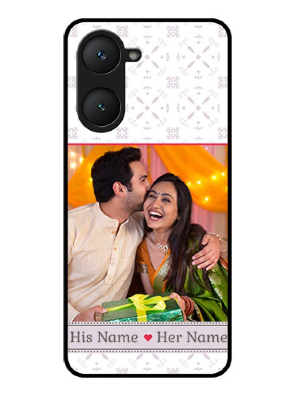 Custom Vivo Y18E Custom Glass Phone CaseWith Photo And Ethnic Design