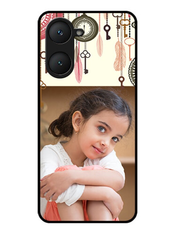 Custom Vivo Y18E Custom Glass Phone CaseBoho Style Design