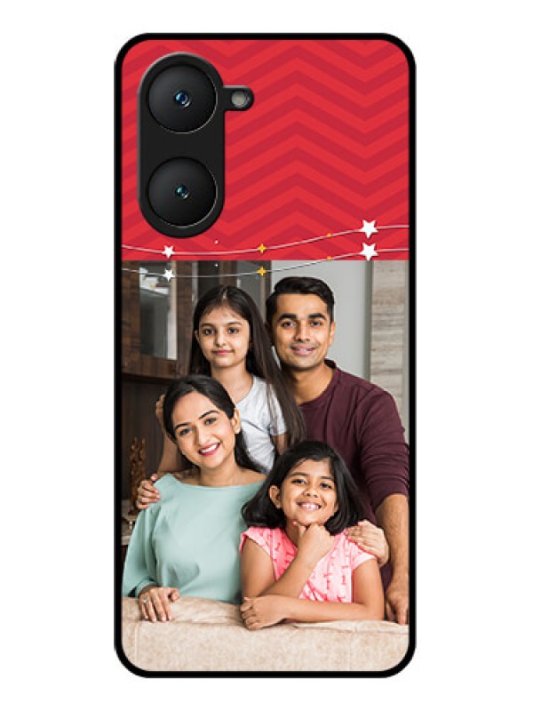 Custom Vivo Y18i Custom Glass Phone Case - Happy Family Design