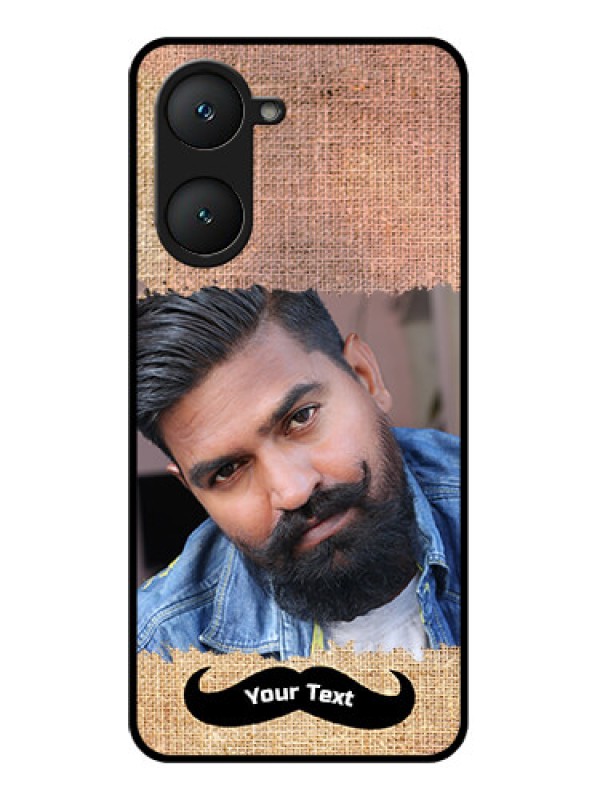 Custom Vivo Y18i Custom Glass Phone Case - With Texture Design