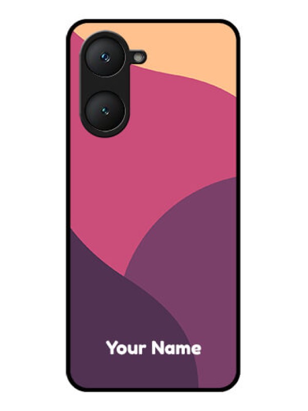 Custom Vivo Y18i Custom Glass Phone Case - Mixed Multi - Colour Abstract Art Design