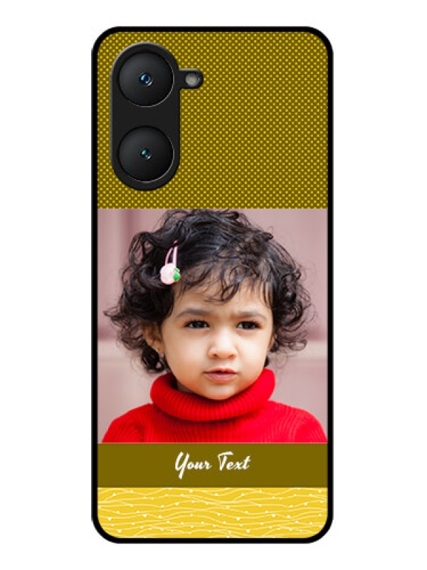 Custom Vivo Y18T Custom Glass Phone Case - Simple Green Color Design