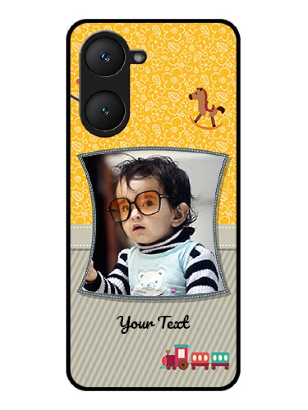 Custom Vivo Y18T Custom Glass Phone Case - Baby Picture Upload Design