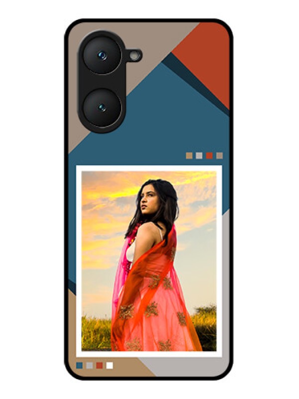 Custom Vivo Y18T Custom Glass Phone Case - Retro Color Pallet Design