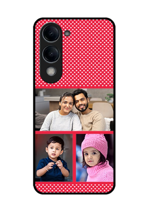 Vivo Y19 5G Custom Glass Phone Case - Bulk Photo Upload Design