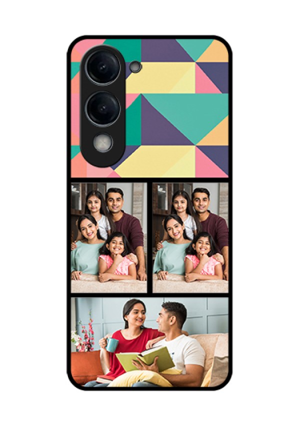 Vivo Y19 5G Custom Glass Phone Case - Bulk Pic Upload Design