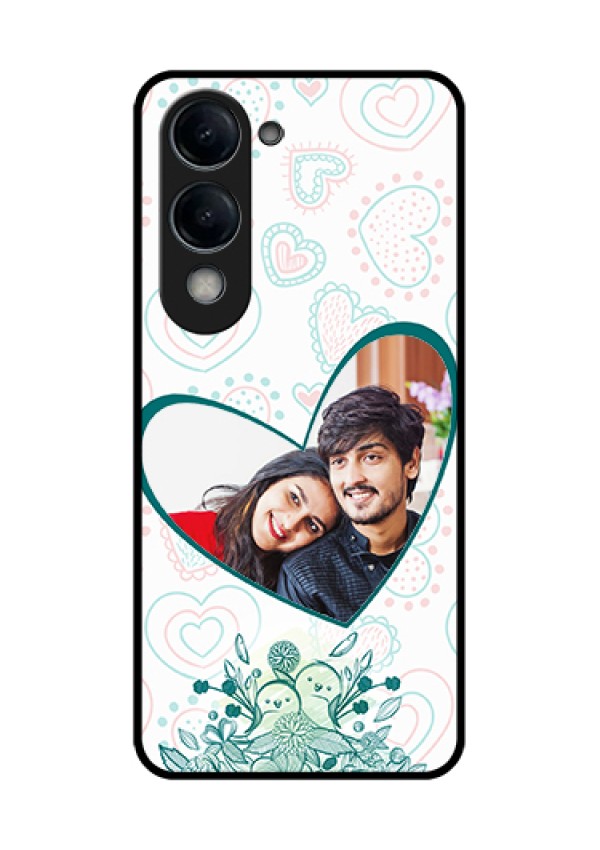 Vivo Y19 5G Custom Glass Phone Case - Premium Couple Design