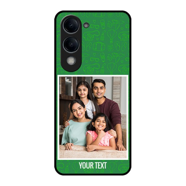 Vivo Y19 5G Custom Glass Phone Case - Picture Upload Design