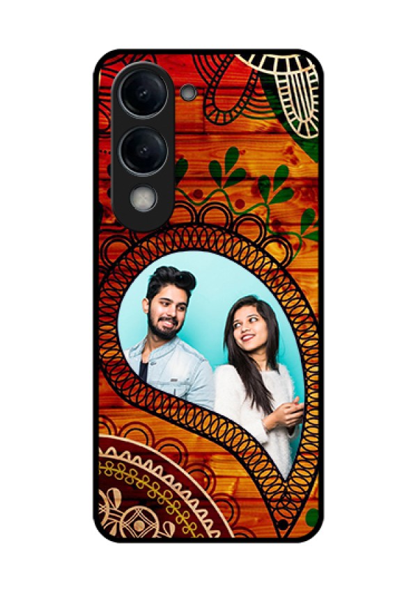 Vivo Y19 5G Custom Glass Phone Case - Abstract Colorful Design