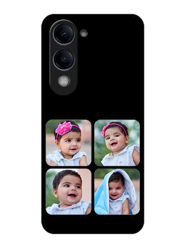 Custom Vivo Y19 5G Custom Glass Phone Case - Multiple Pictures Design