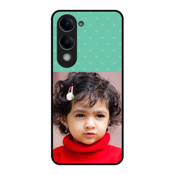 Vivo Y19 5G Custom Glass Phone Case - Lovers Picture Design