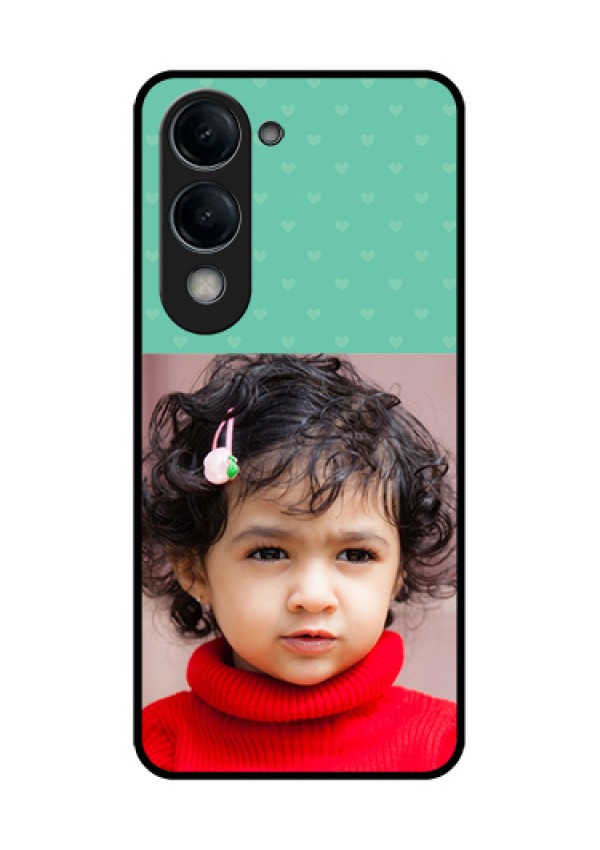 Vivo Y19 5G Custom Glass Phone Case - Lovers Picture Design