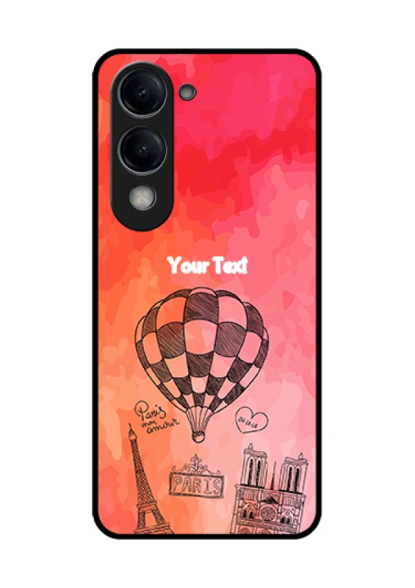 Vivo Y19 5G Custom Glass Phone Case - Paris Theme Design
