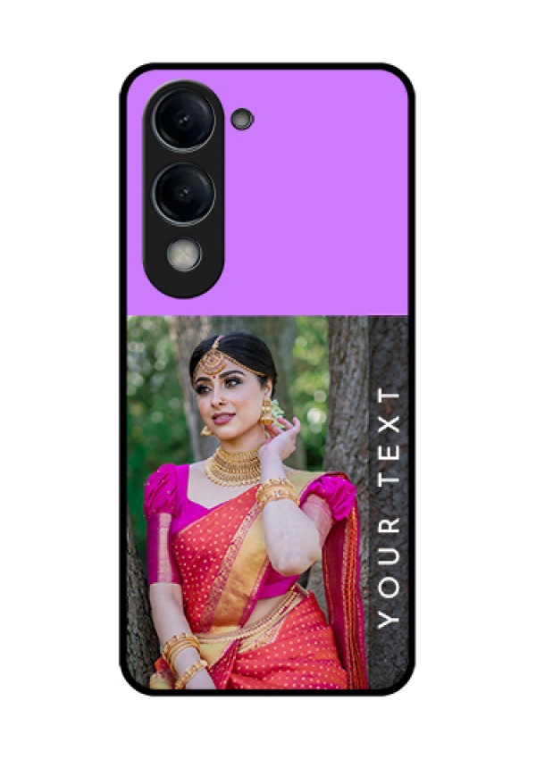 Vivo Y19 5G Custom Glass Phone Case - Birthday Icons Design
