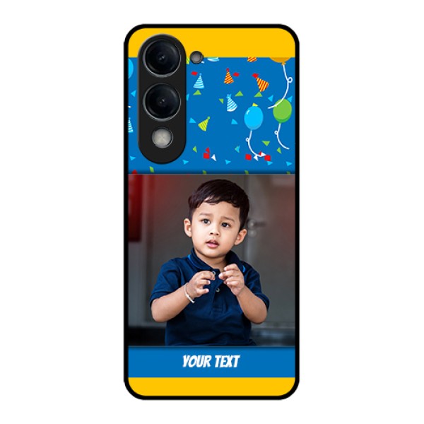 Vivo Y19 5G Custom Glass Phone Case - Birthday Wishes Design